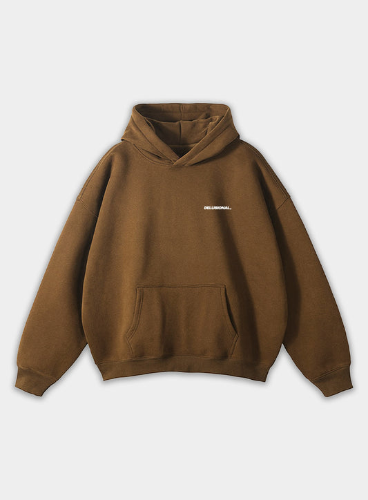 VISION. Hoodie - Brown