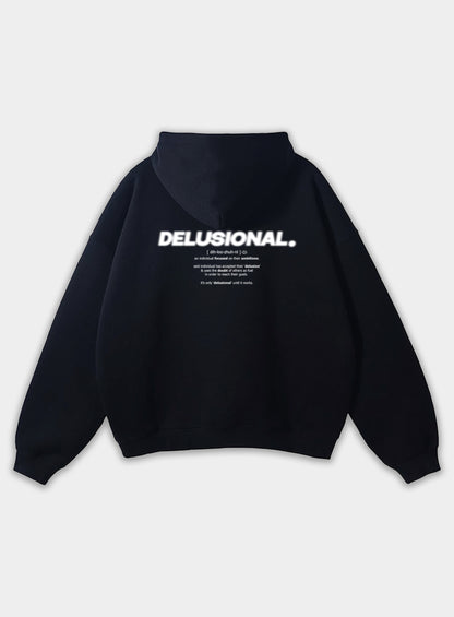 VISION. Hoodie - Black