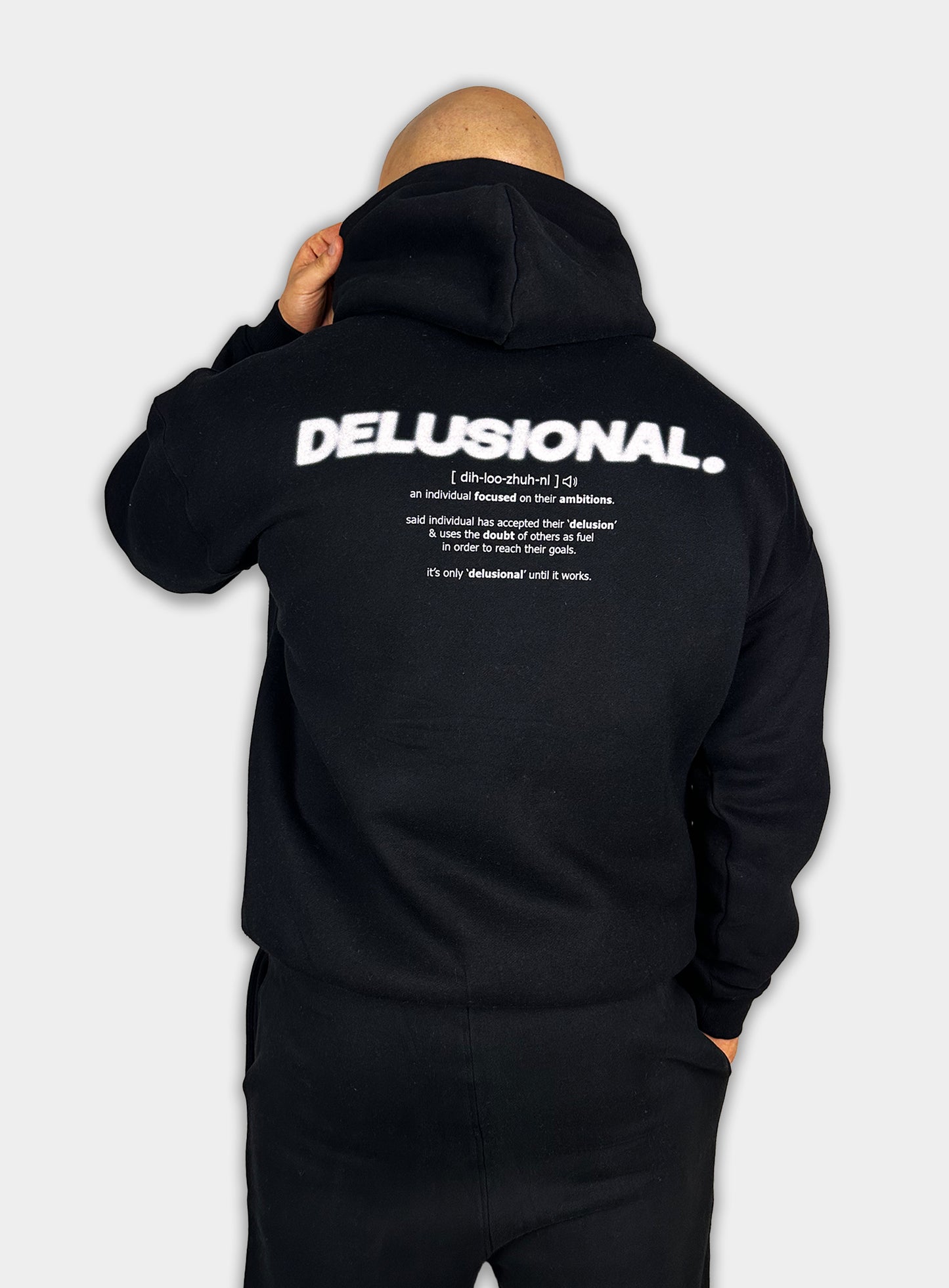 VISION. Hoodie - Black