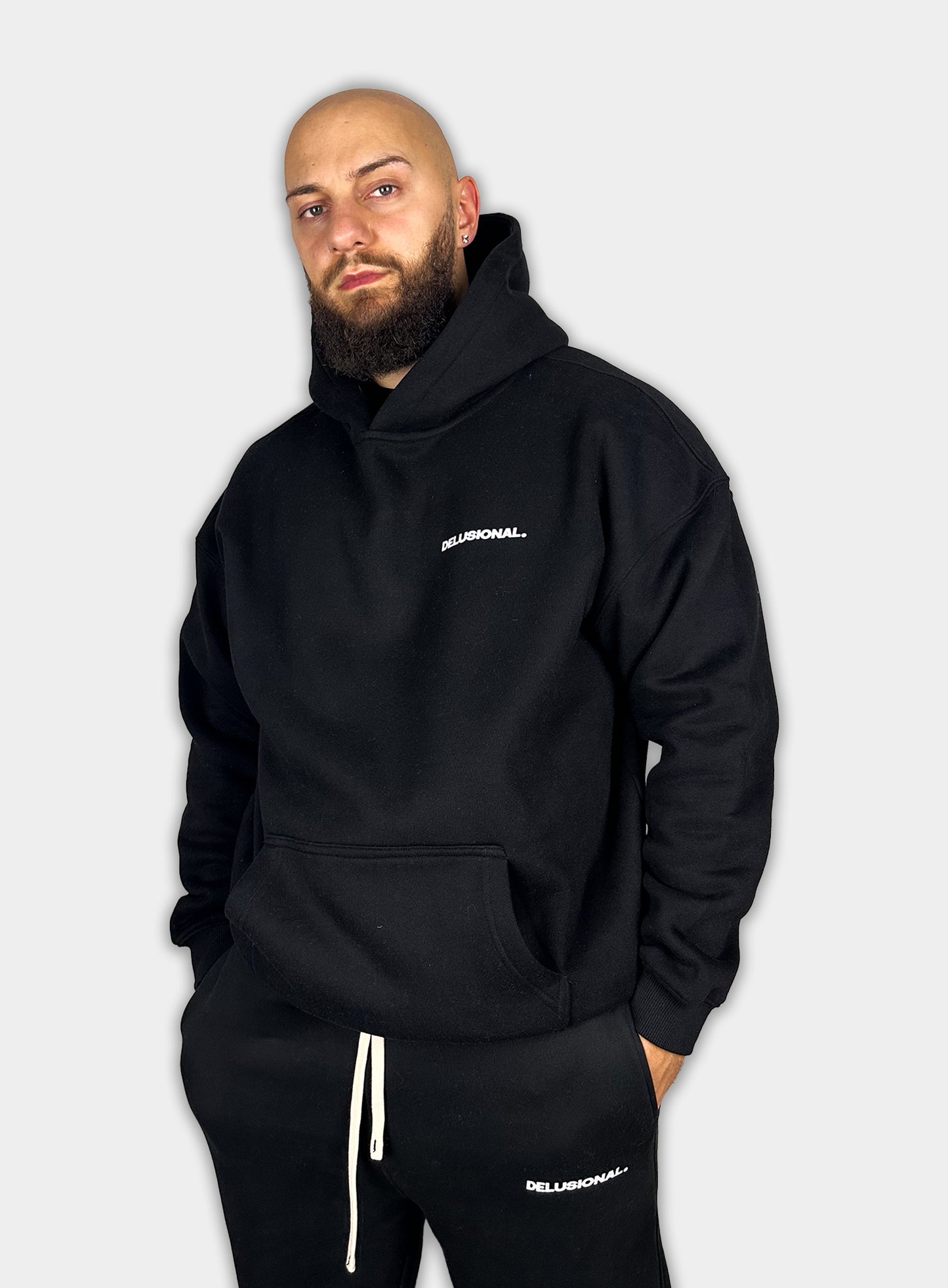 VISION. Hoodie - Black