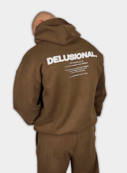 VISION. Hoodie - Brown