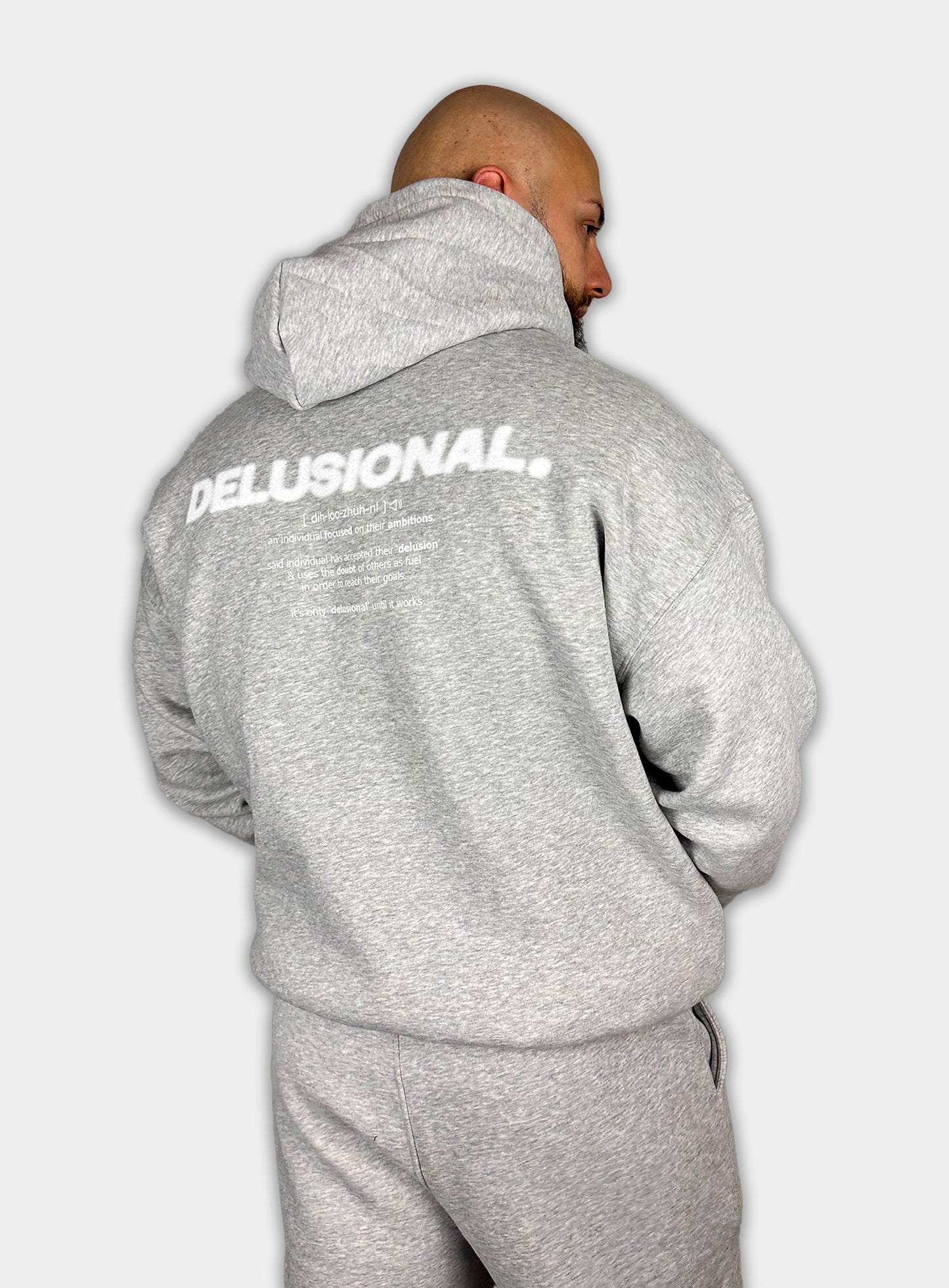 VISION. Hoodie - Grey