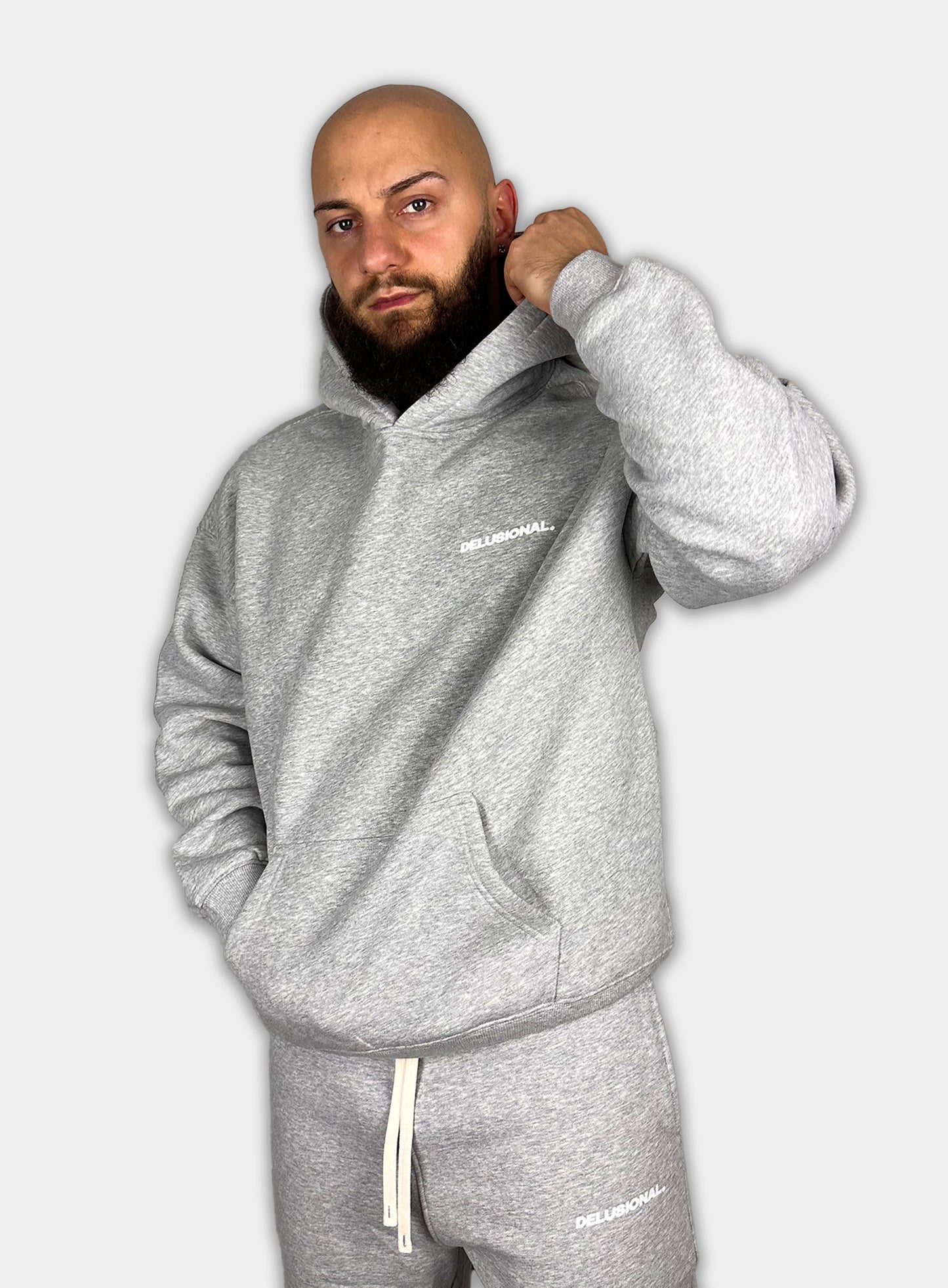 VISION. Hoodie - Grey